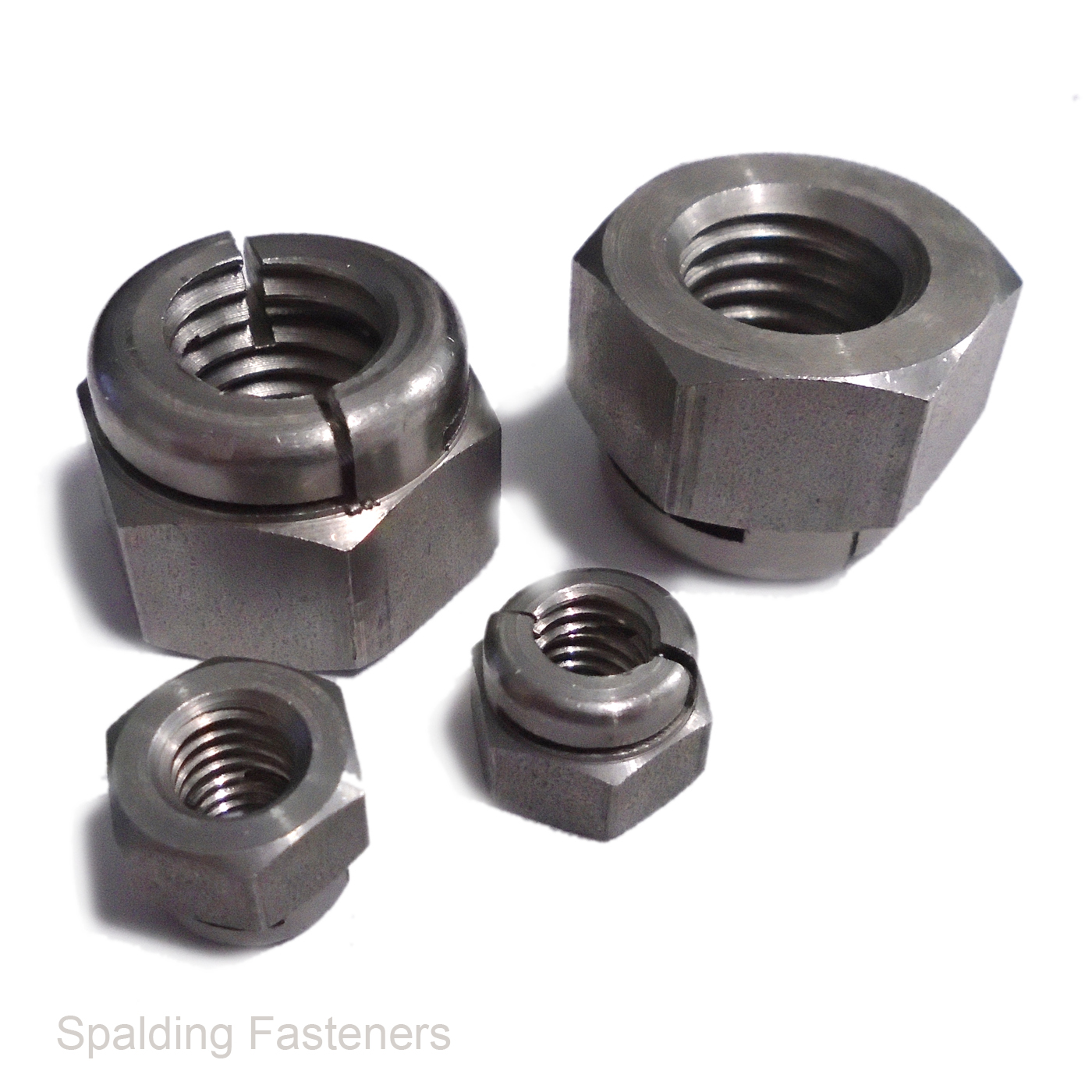 Metric A2 Stainless Steel Aerotight Self Locking Nuts M3 M4 M5 M6 M8